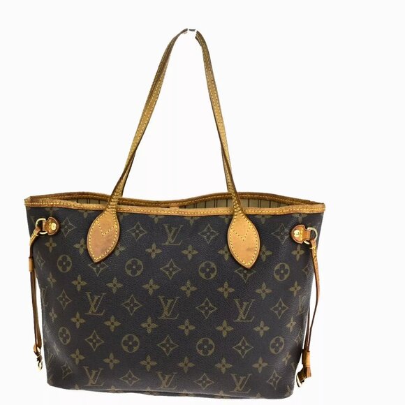 LOUIS VUITTON Neverfull PM Shoulder Tote Bag Monogram Leather BN - Picture 3 of 16
